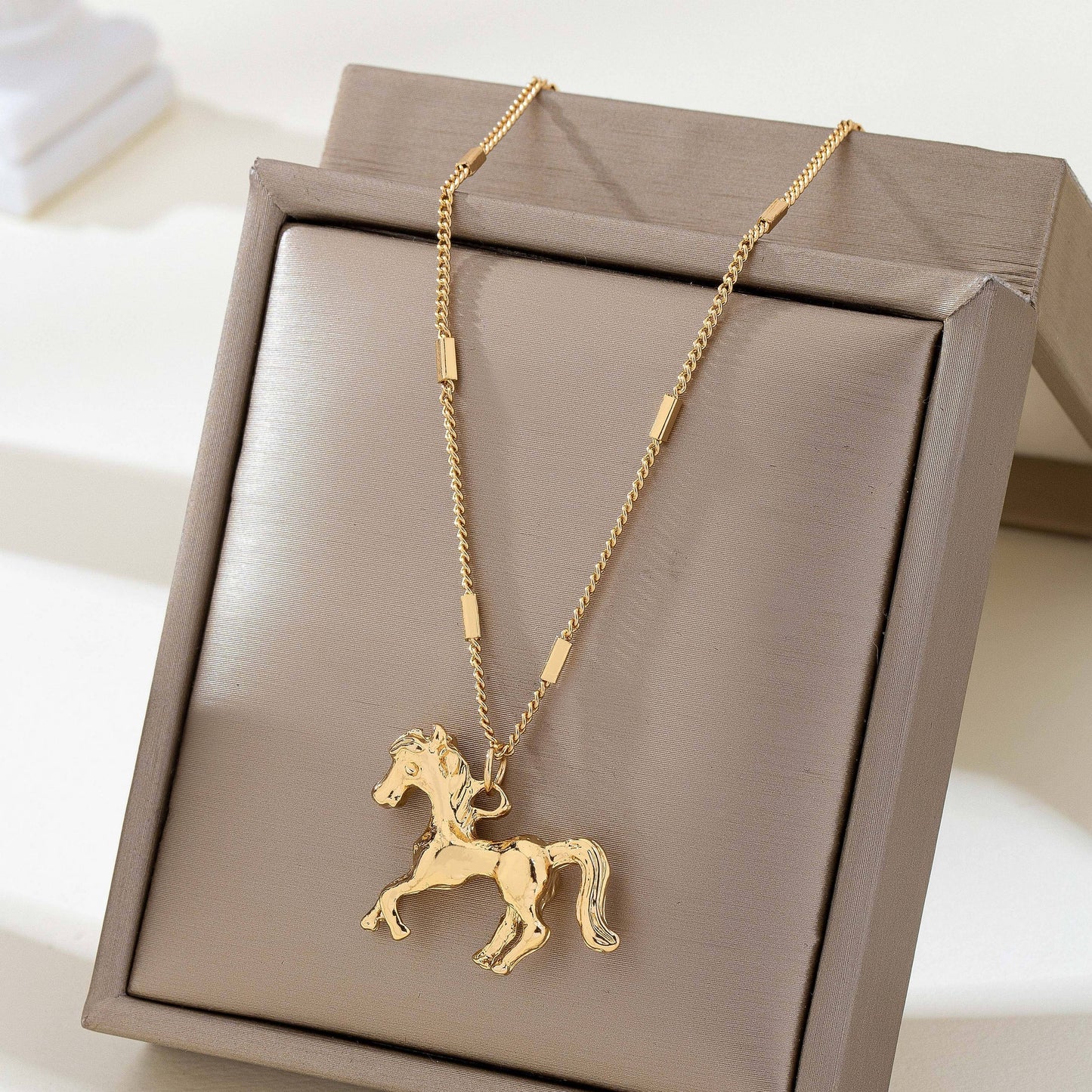 Horse Pendant Necklace