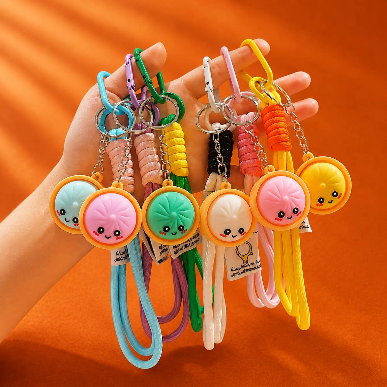 Dumpling Wristlet Keychain