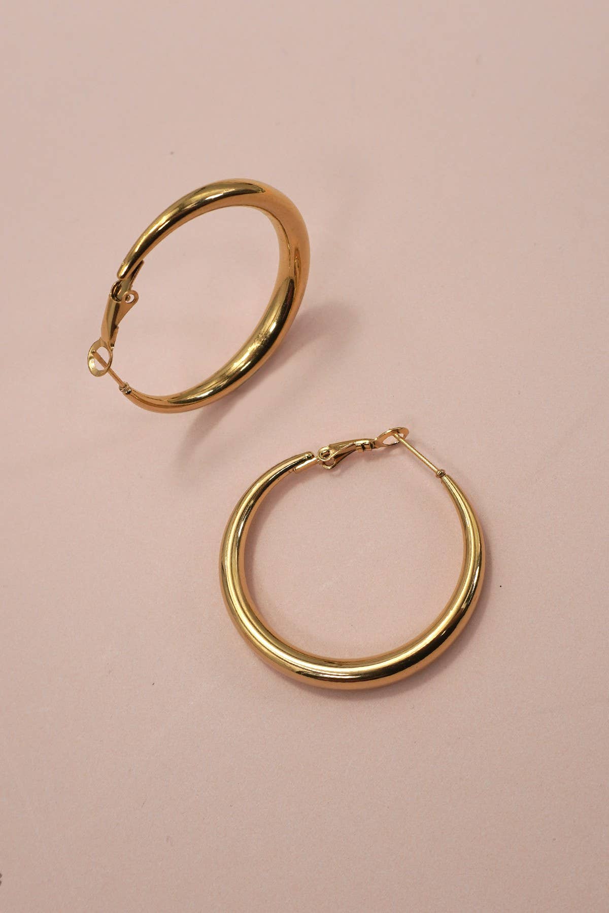 18K Waterproof Hoops