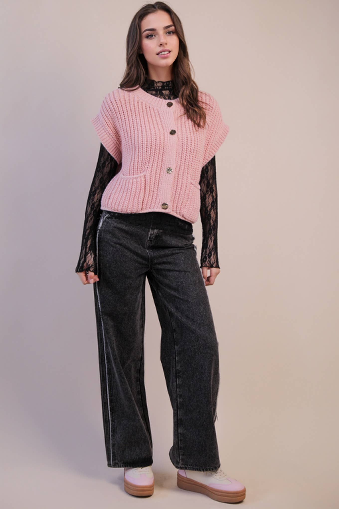 Oversized Button Down Sweater