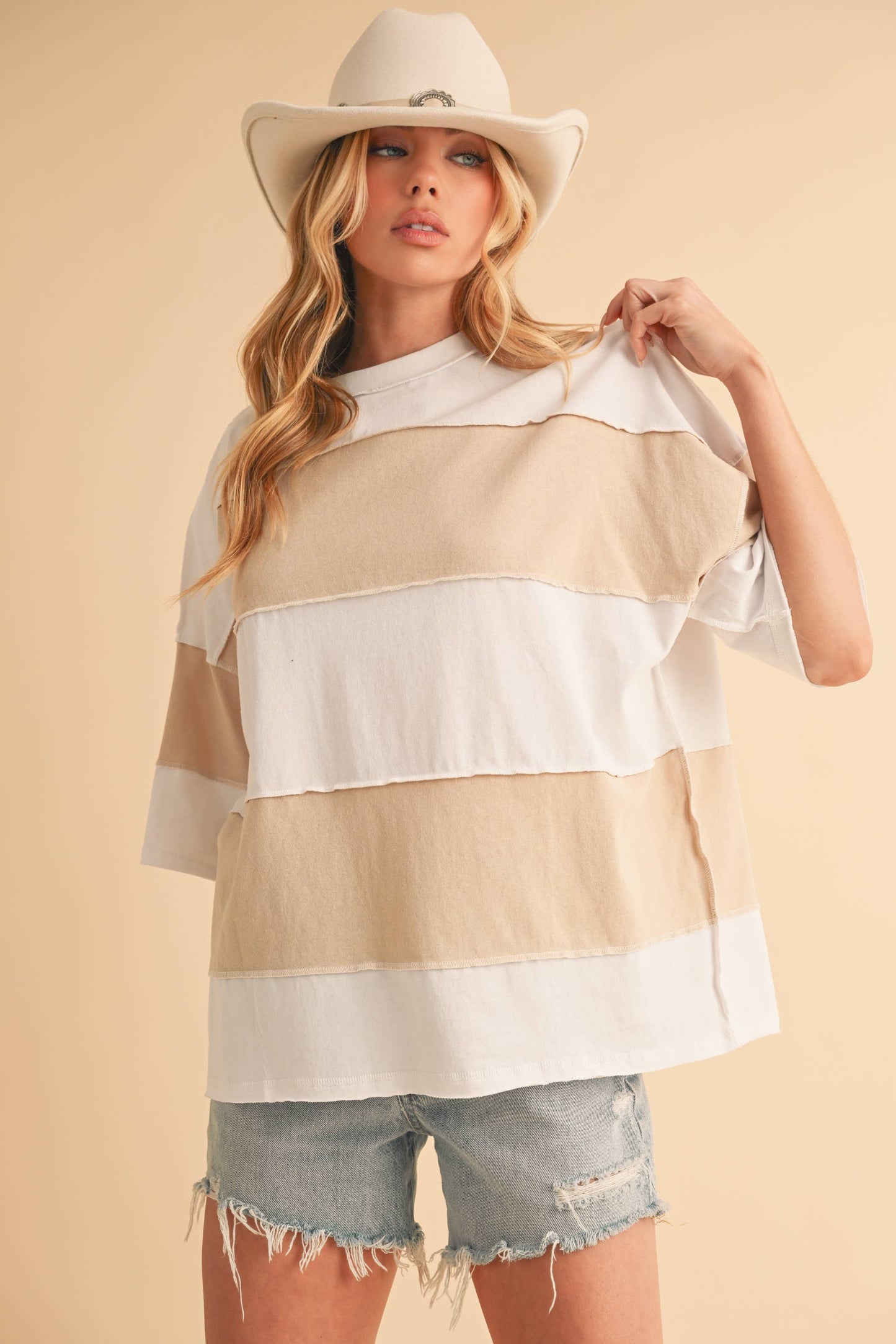 Polly Color Block Top