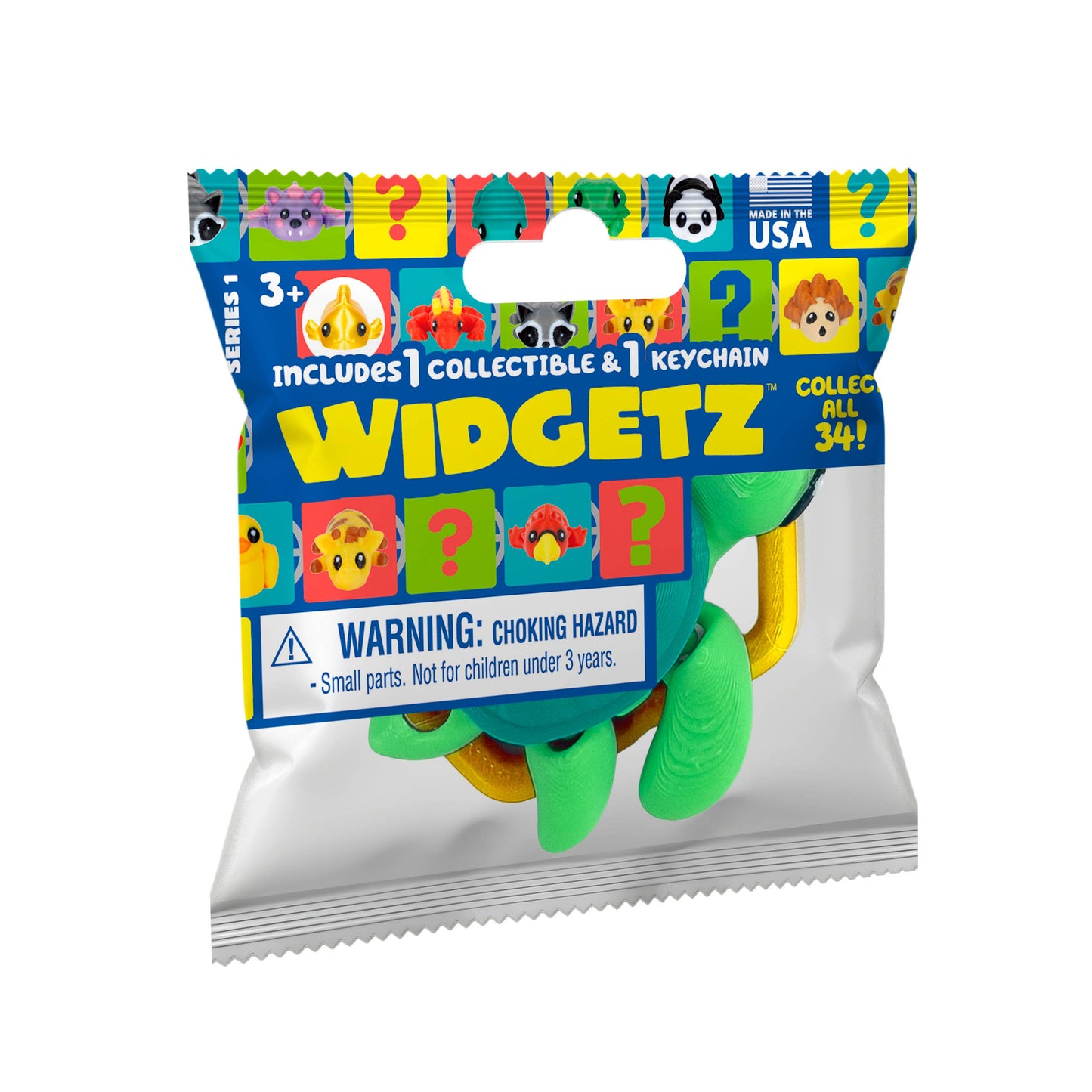 Widgetz Clear Pack Keychain Fidget Toy