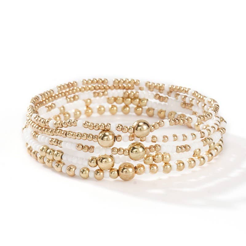 Multi Beaded Bracelet Set