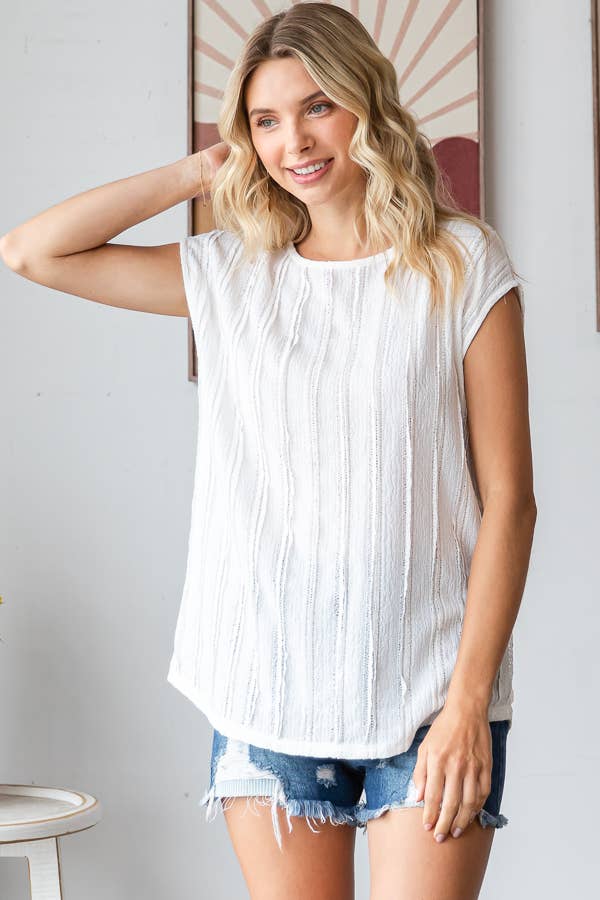 Cleo Textured Top