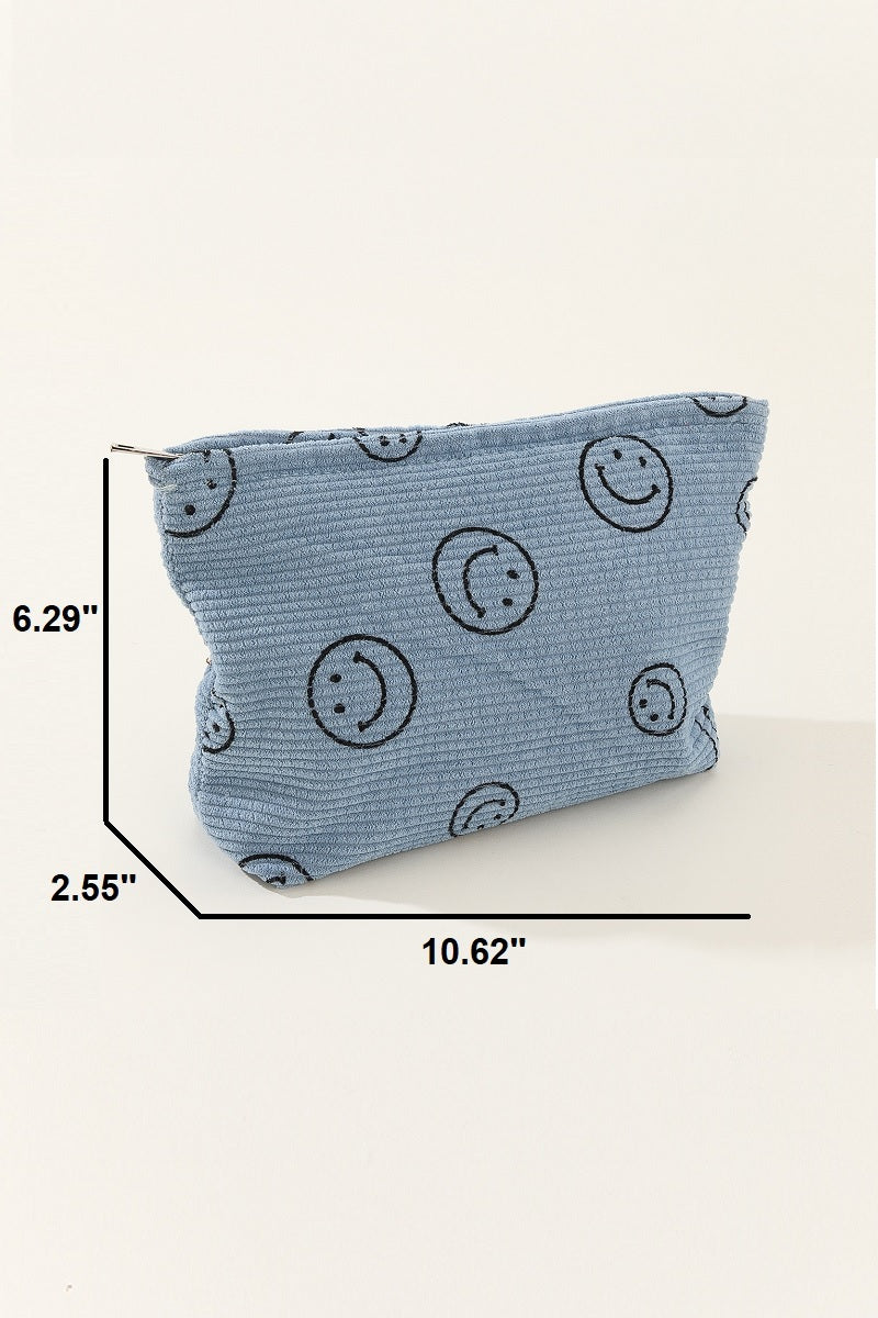 Smiley Corduroy Bag
