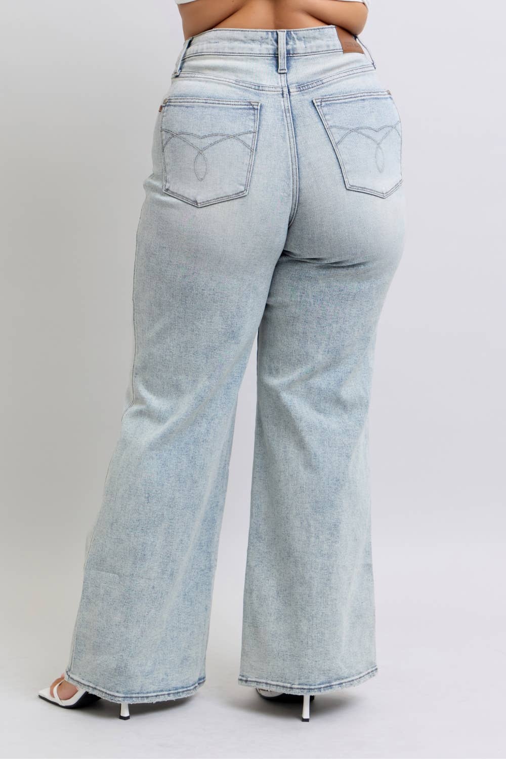 Judy Blue Jeans Tummy Control Retro Wide - Plus