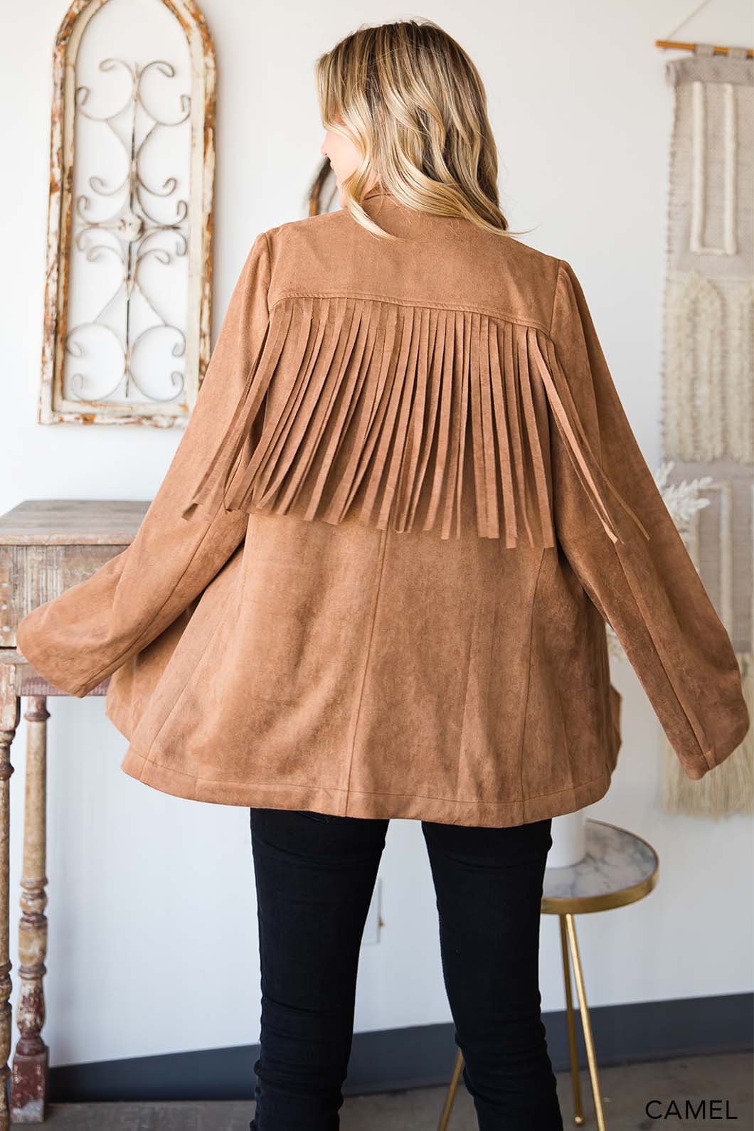 Fringe Detailed Women's Jacket