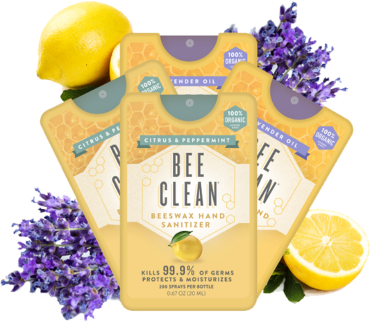 Bee Clean Organic Beeswax Hand Sanitizer