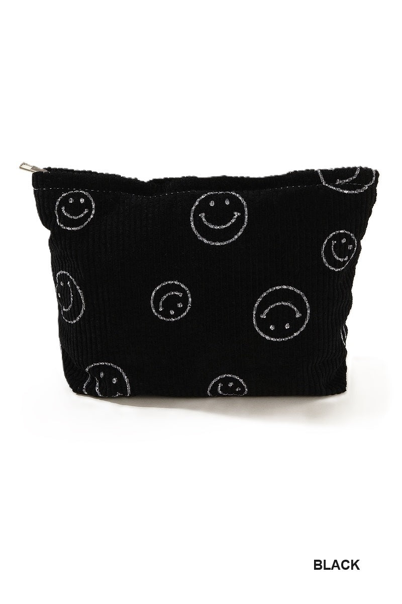Smiley Corduroy Bag
