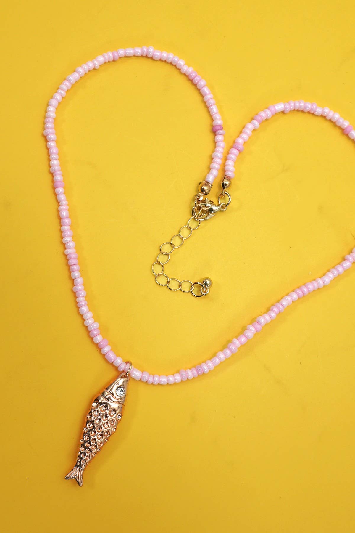 Waterproof Beaded Sardine Necklace