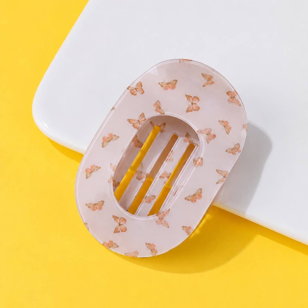 Jumbo Lay Flat Oval Claw Clips