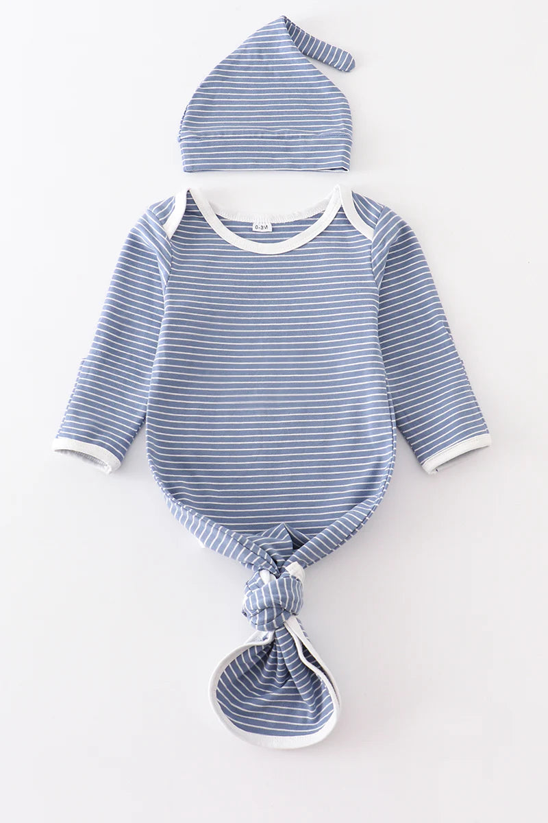 Tie Baby Gown - 2 Piece