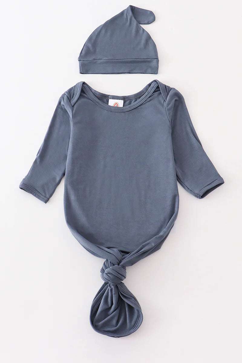 Tie Baby Gown - 2 Piece