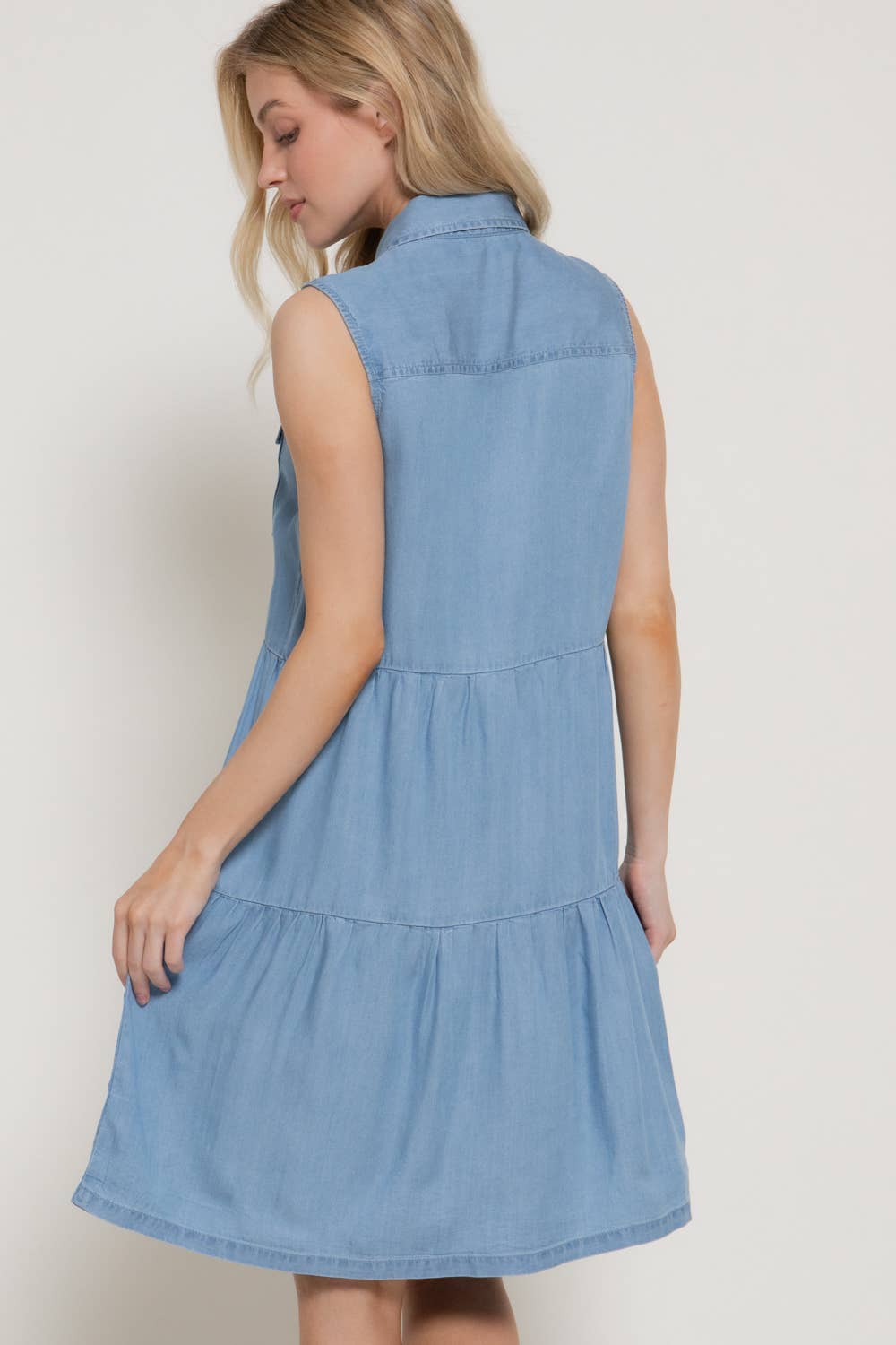 Denim Chambray Dress