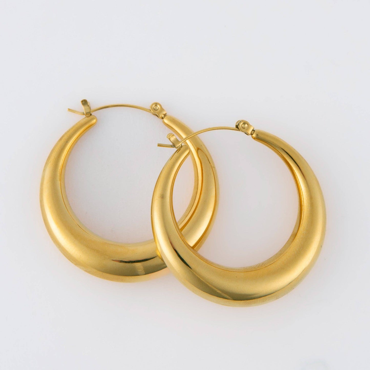 Waterproof Earrings Narelle Round Hoop Jewelry
