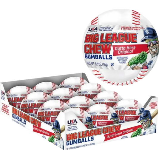 Big League Chew Baseball Gumballs