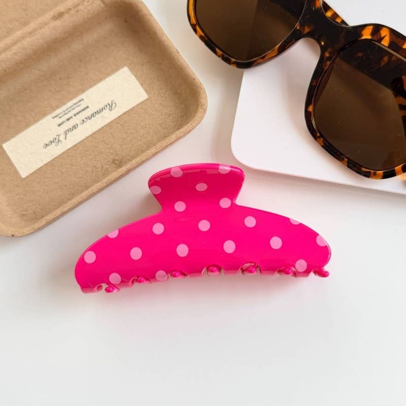 Polka Dot Hair Clip