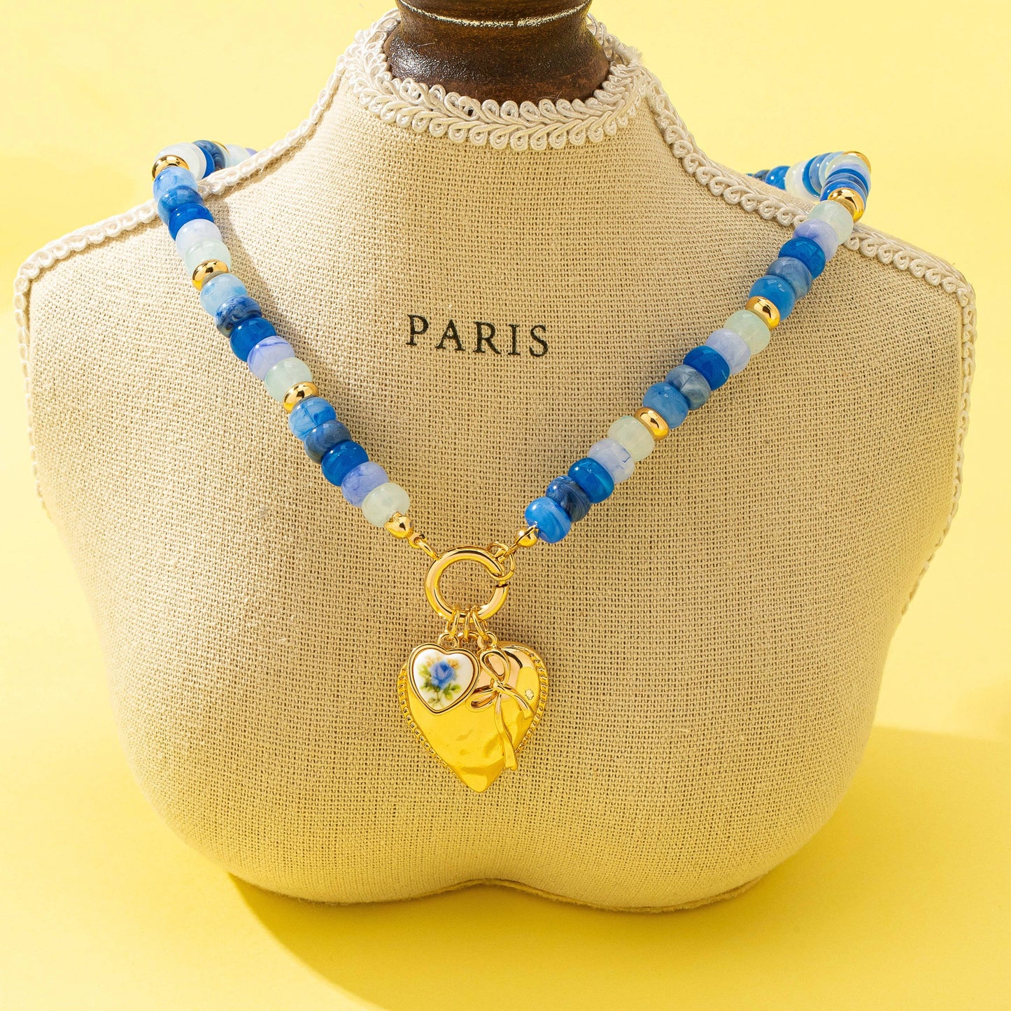 Beaded Charm Necklace