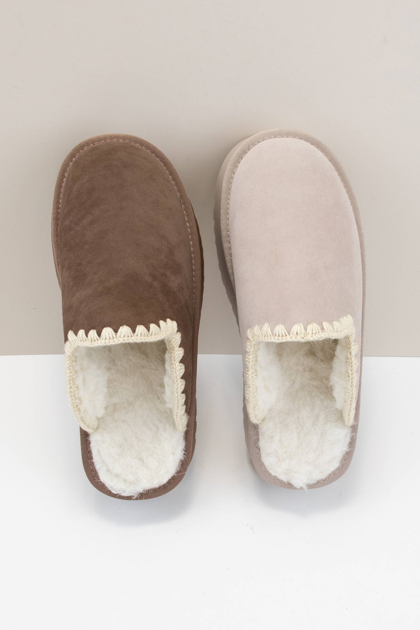 Crochet Edge Platform Slipper