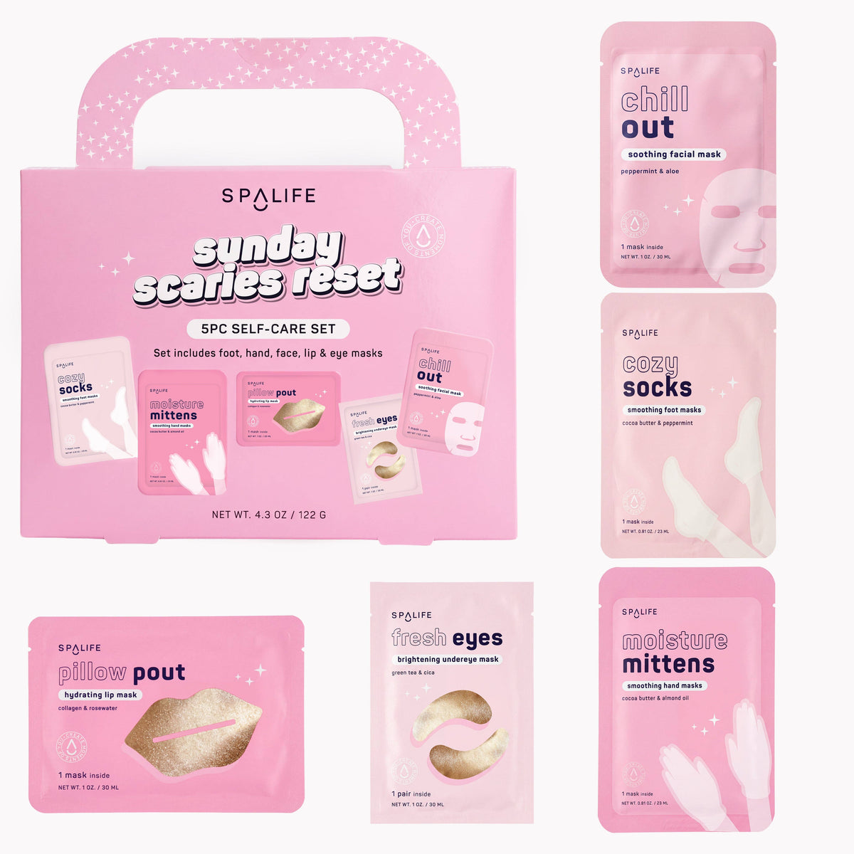 Christmas Holiday Sunday Scaries Reset | 5 Piece Self-Care Reset Gift Set
