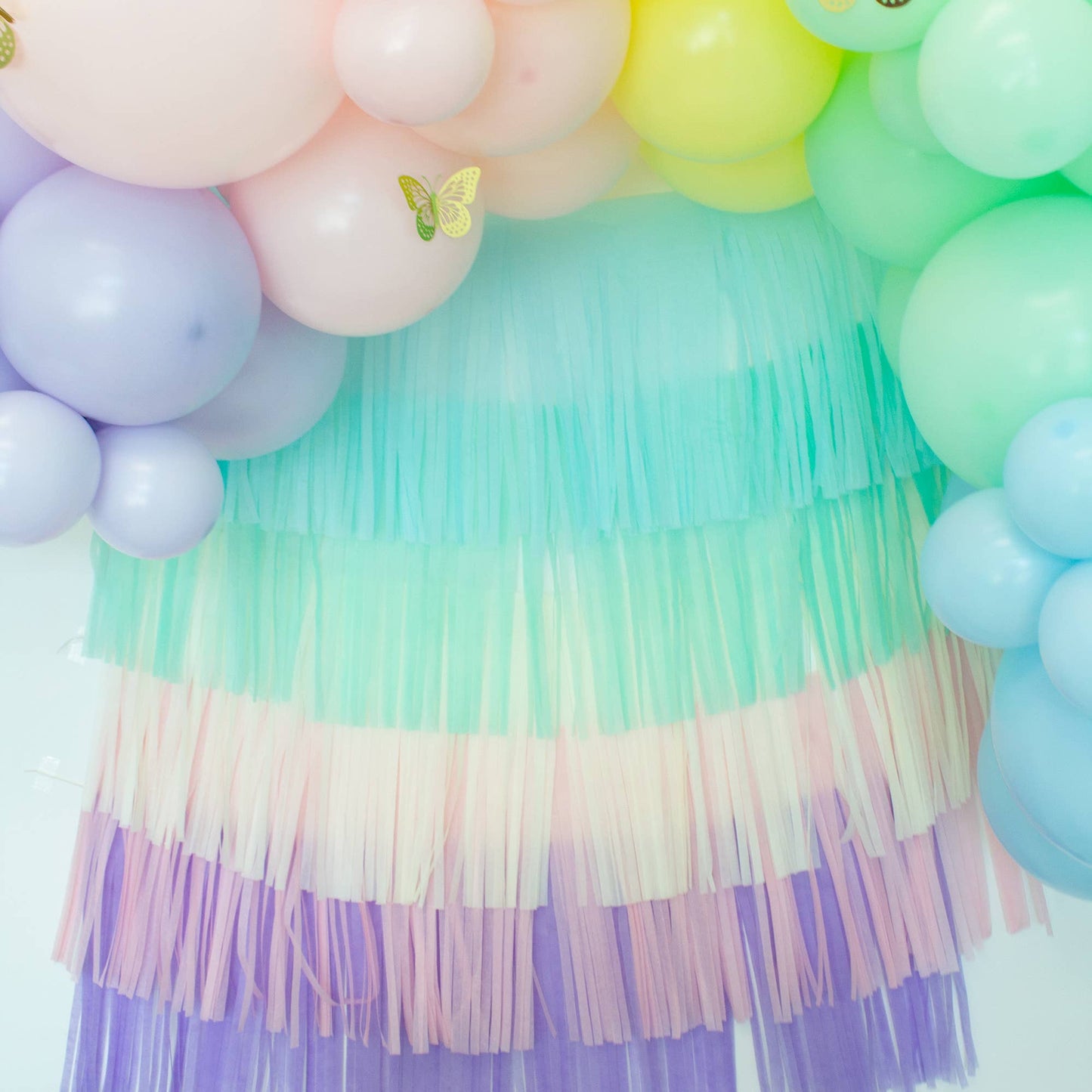 Pastel Rainbow Paper Tassel Tail - Tassel DIY Garland Kit