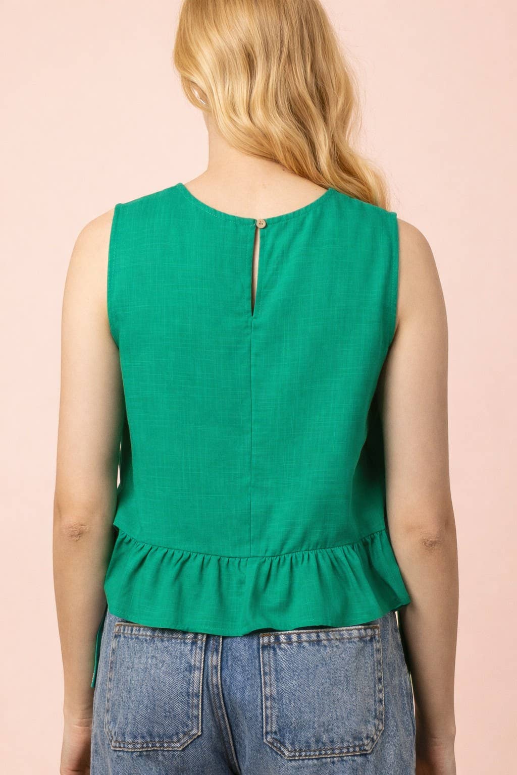 Olivia Side Tie Dot Top