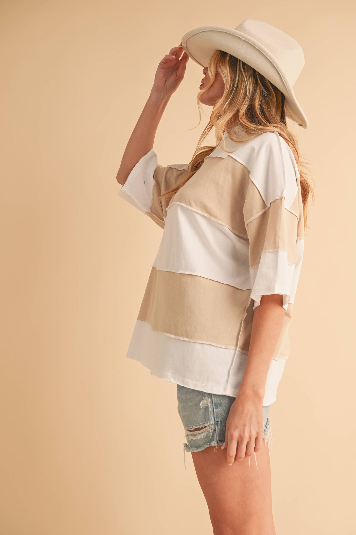 Polly Color Block Top