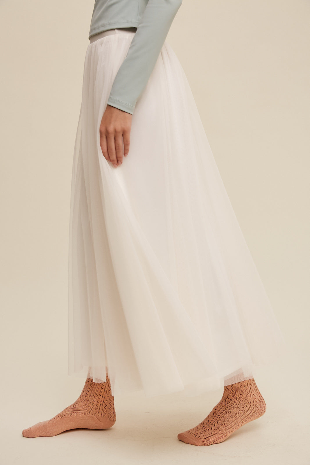 Tulle Maxi Skirt