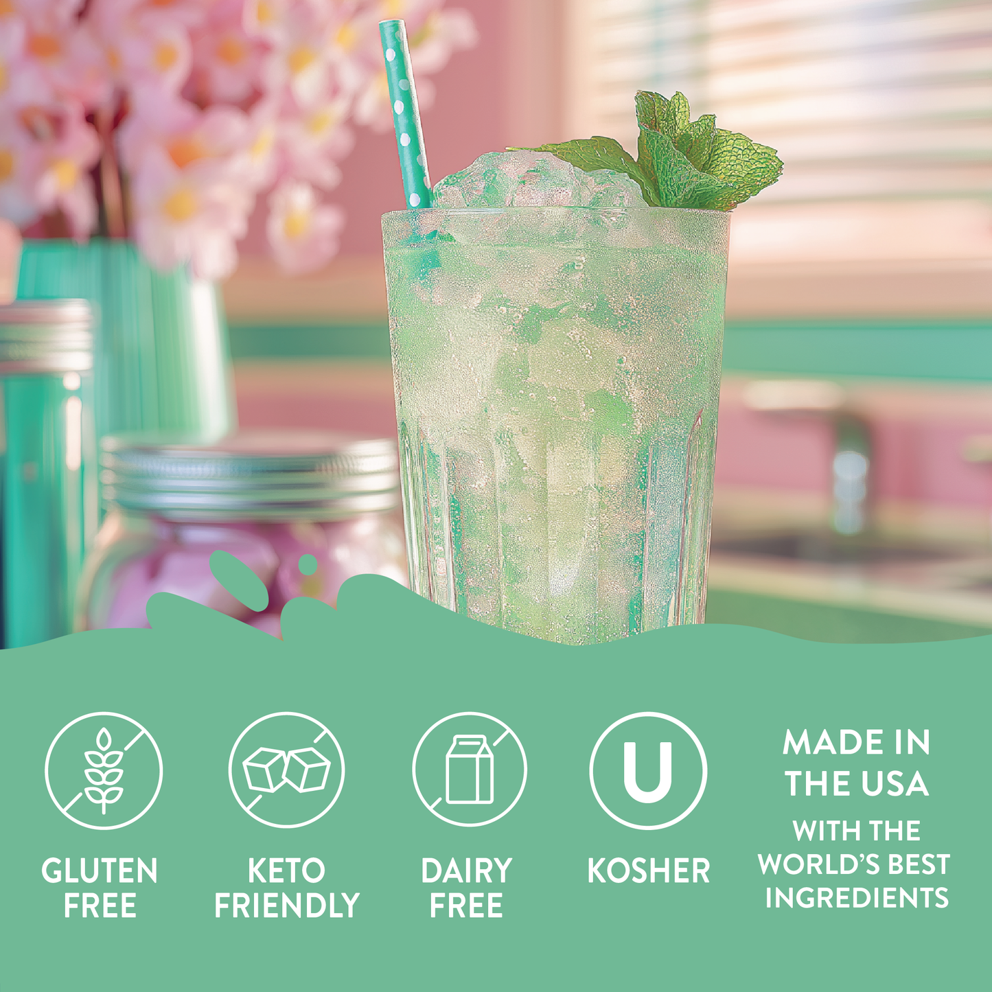 Dippin' Dots® Mint Chocolate Ice Cream Syrup