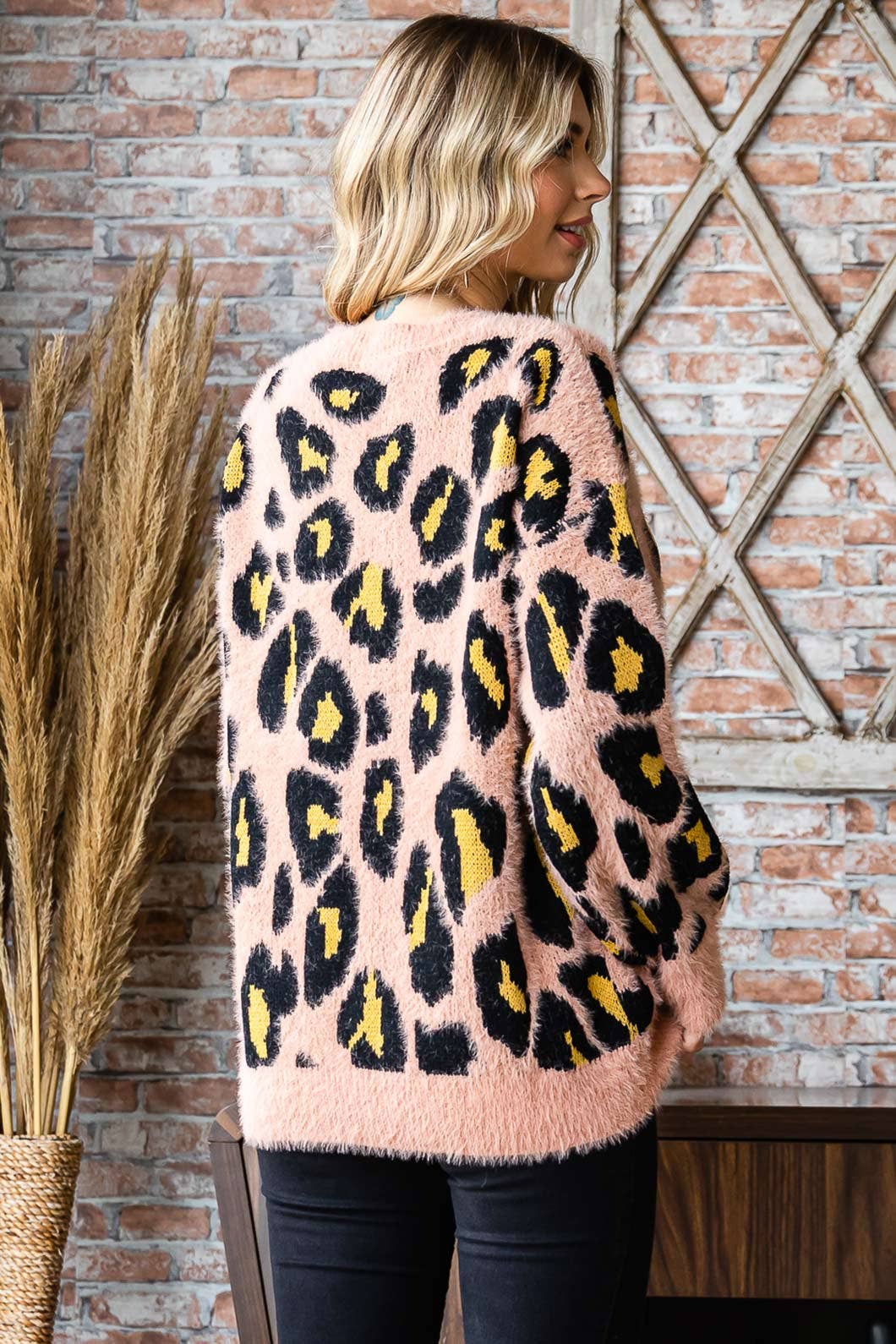 Leopard Round Neck Sweater