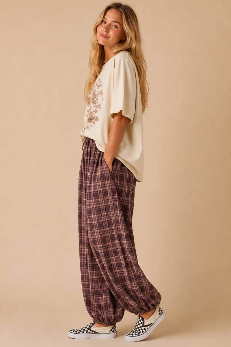The Chill-Out Plaid Joggers