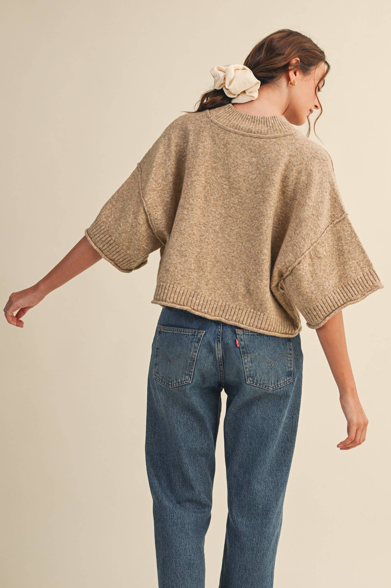 Marley Knit Short Sleeve Sweater