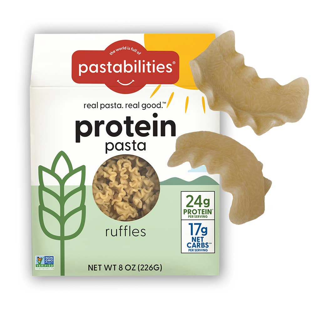 Protein Pasta Ruffles (High Protein- Low Carb)