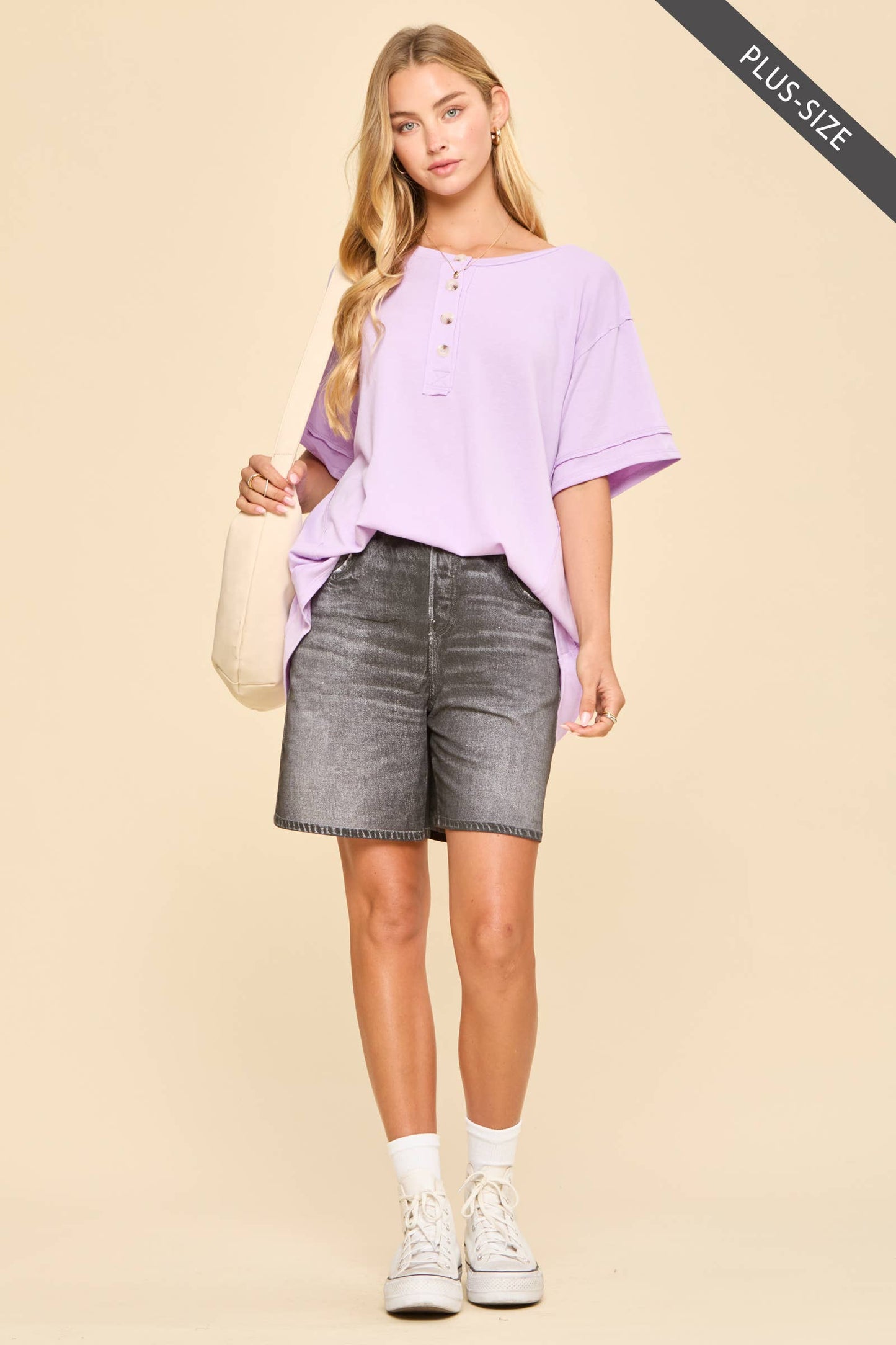 Textured Terry Knit Top