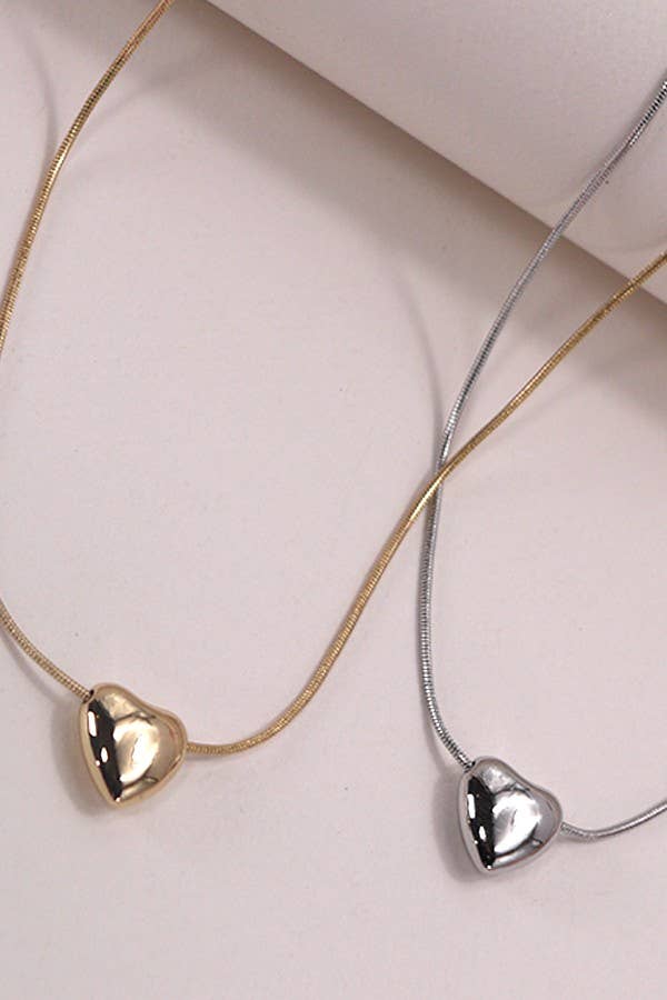 Mini Heart Pendant Necklace