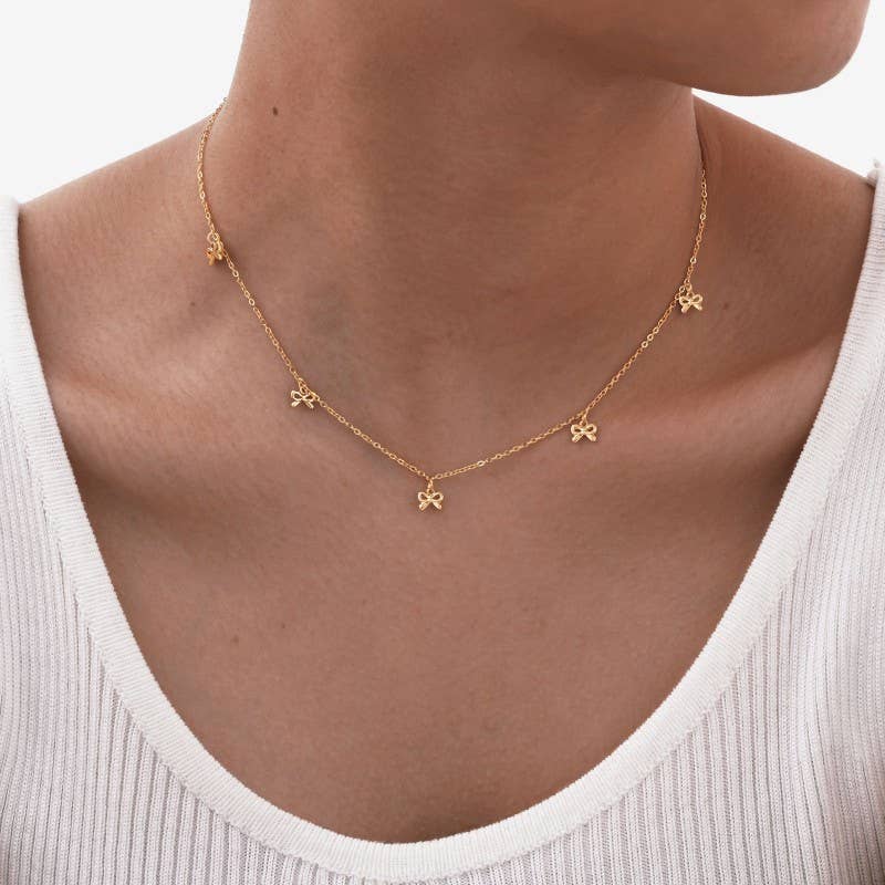Bow Chain Necklace