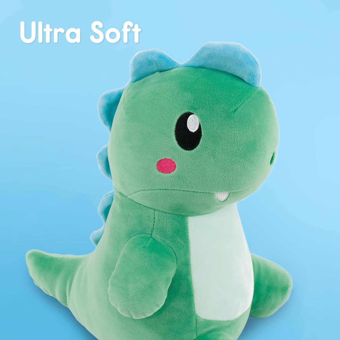 Snuggie Buggie Green Dino Plush Toy for Kids