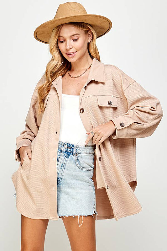 Waffle Shacket