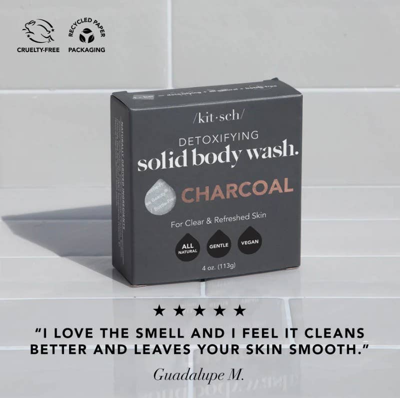 Charcoal Detoxifying Solid Body Wash