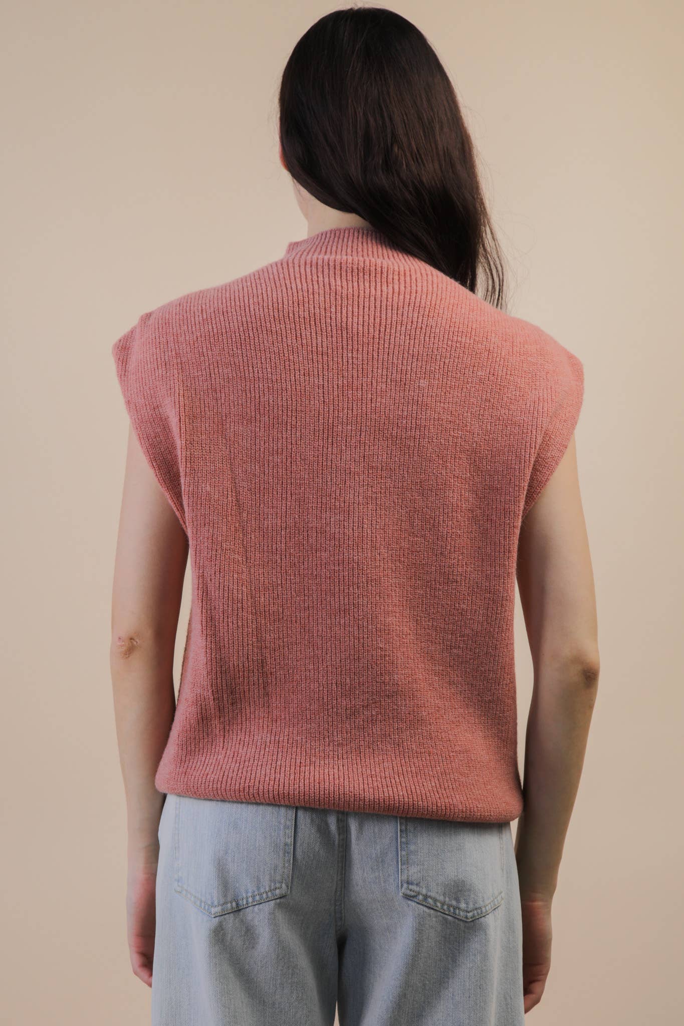 Soft Knit Sweater Vest Top