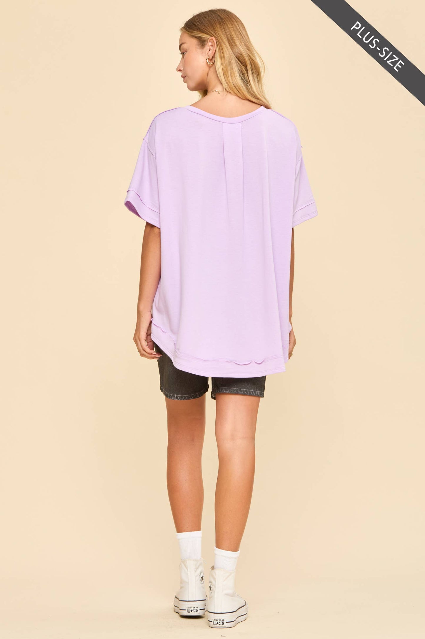 Textured Terry Knit Top