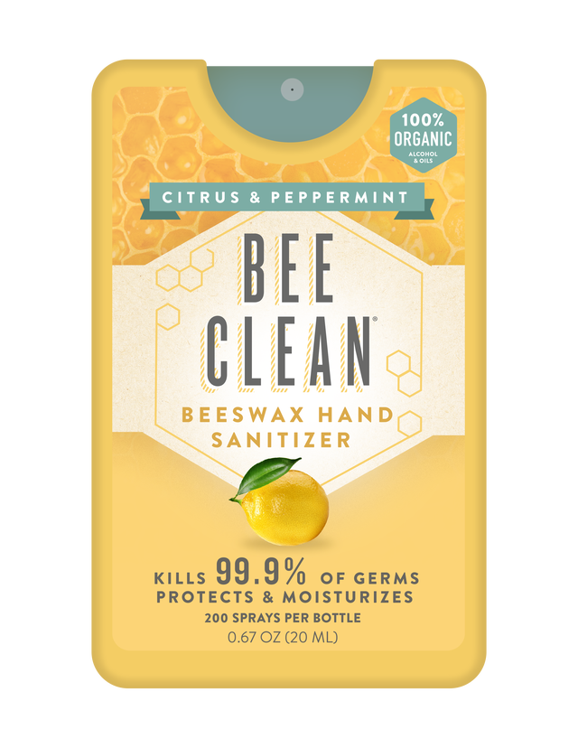 Bee Clean Organic Beeswax Hand Sanitizer