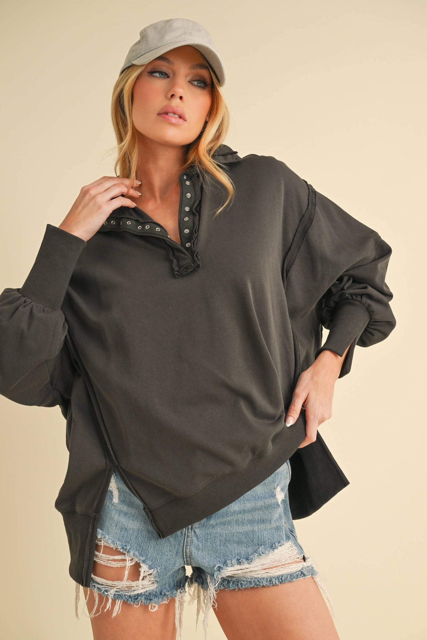 Henley Sweatshirt