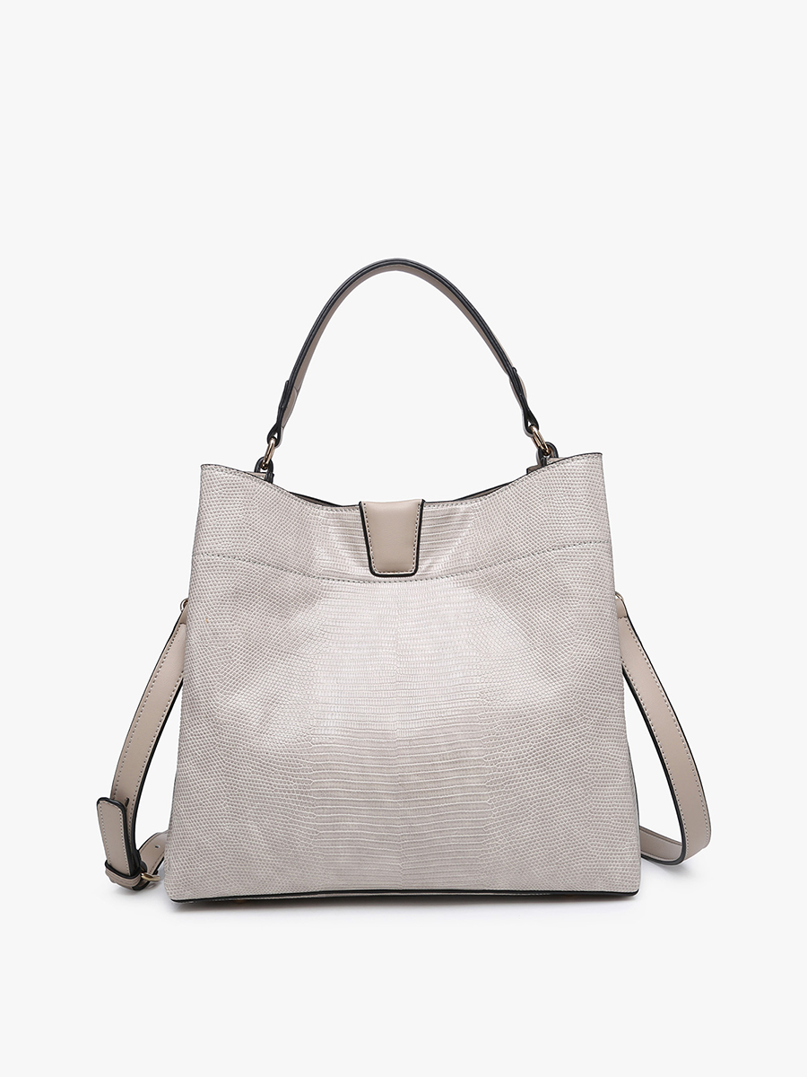 Tati Lizard Monogrammable Satchel
