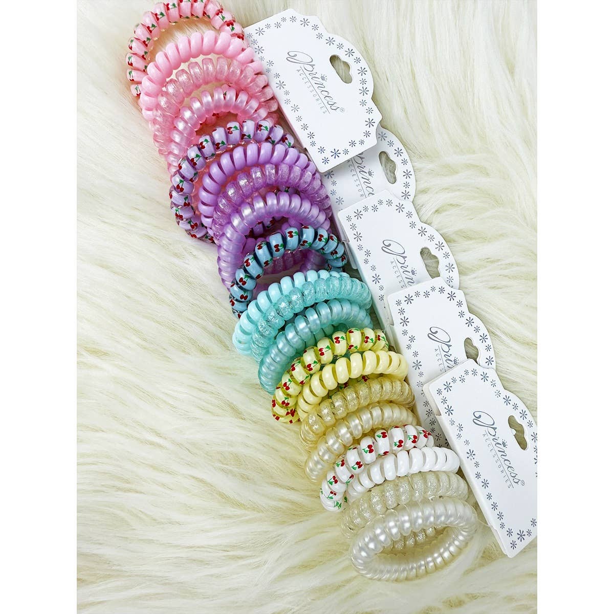 Colorful Spiral Hair Ties