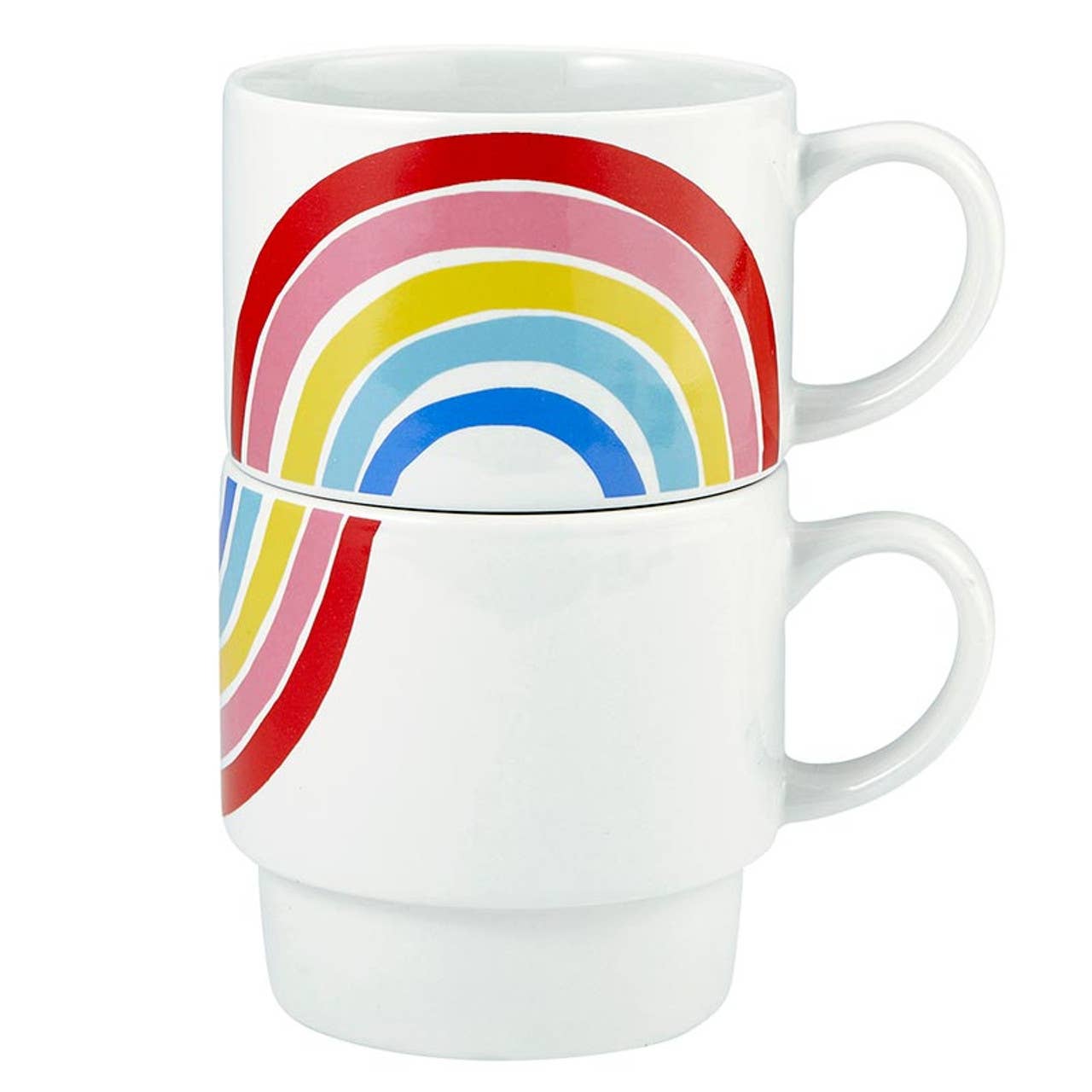 Rainbow Stacking Mugs