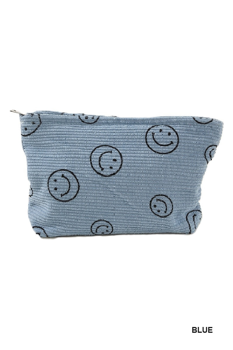Smiley Corduroy Bag