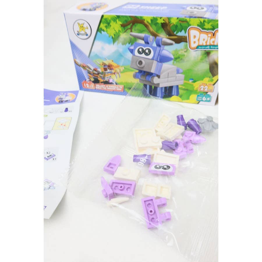 Animal Building Block Toy Set