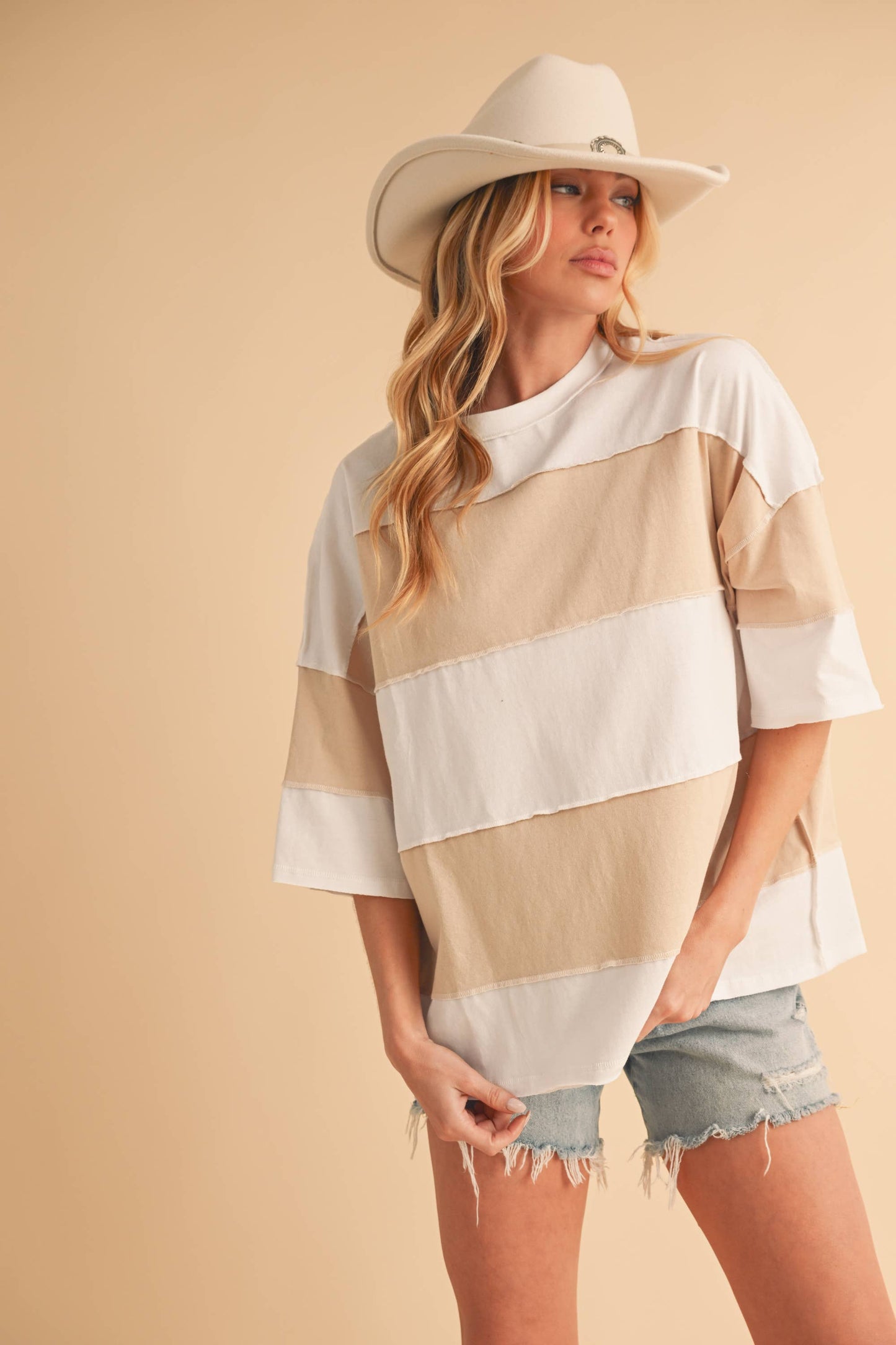 Polly Color Block Top