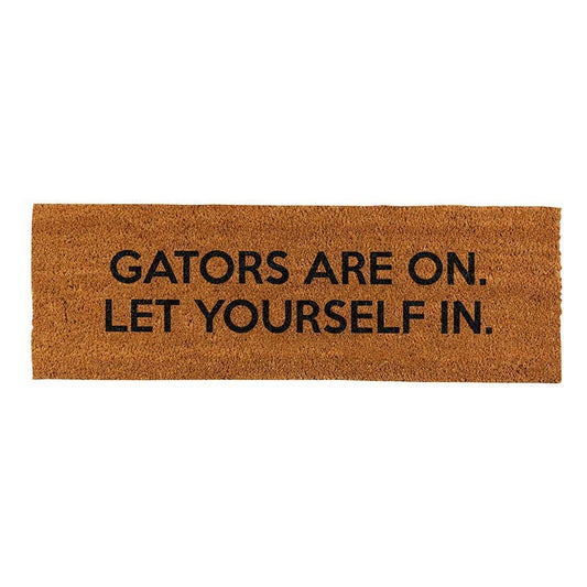 Gators Are On Door Mat